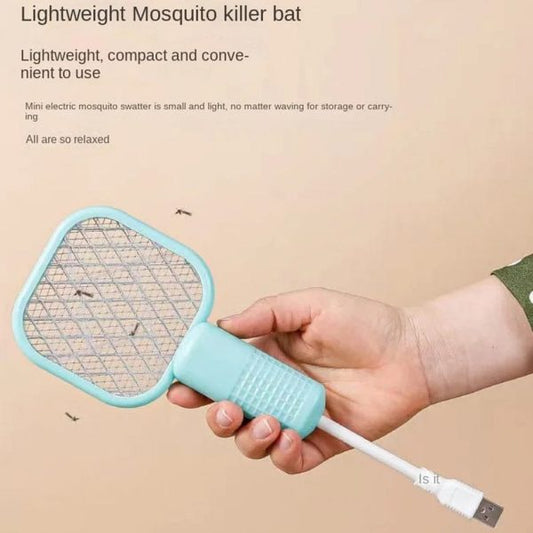 Mini Usb Electric Mosquito Racket, Rechargeable Summer Fly Swatters Trap,